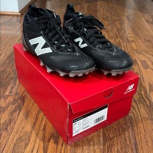 New Balance, Men's, Freeze LX v5 Lacrosse Cleats, Size 7 Medium, Black White